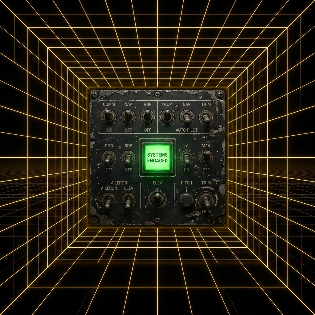 Airplane Cockpit Control Panel